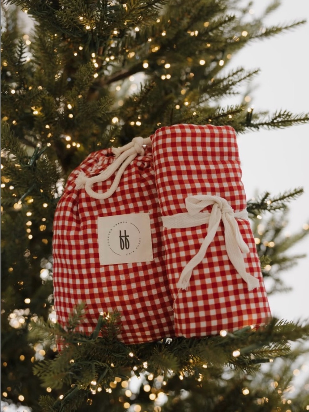 Muslin Swaddle | Red Gingham